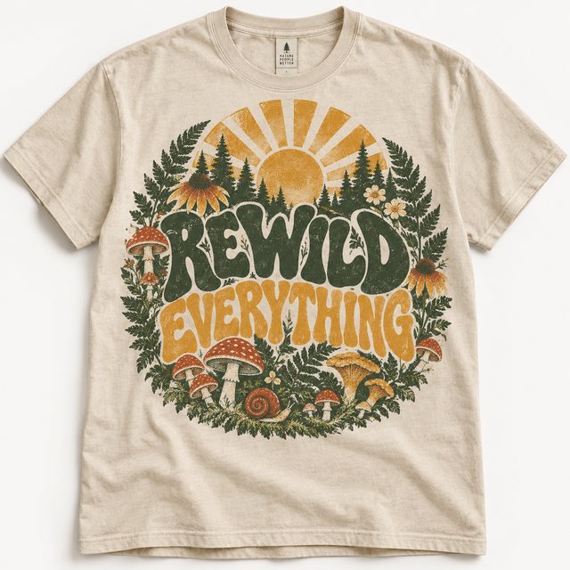 Rewild Everything t-shirt